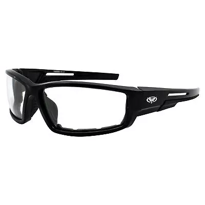 Global Vision Sly 24 Padded Motorcycle Glasses Photochromic Clear To Smoke Lens • $29.99