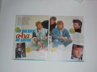 Aha Morten Harket Mags Pal Cuttings Clippings Holland • $8.99