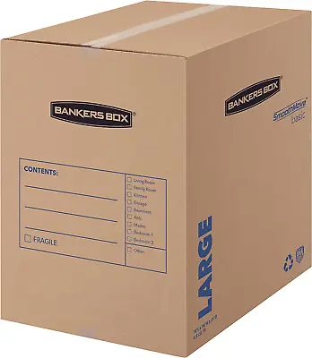 Smoothmove Basic Moving Boxes Large 18 X 18 X 24 Inches 7 Pack (7714002) • $57.49