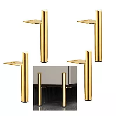 Furniture Legs Gold Coffee Table Feet Mid-Century Metal Furniture Leg 6 Inch • $45.57