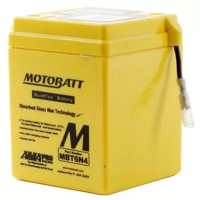 Yamaha Sa50 Passola 1982 Motobatt Quadflex 6V Battery  • $79.95