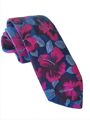 Duchamp London Jacquard Floral Silk Jacquard Tie - Made In England Pristine • $55