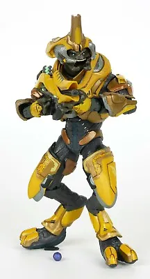 Halo Reach Gold Elite General Mcfarlane Toys Action Figure W/ Weapon • £69.99