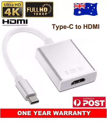 USB-C USB 3.1 Type-C To HDMI Adapter Audio Video HD For Samsung Galaxy S9 Note 9 • $17.74