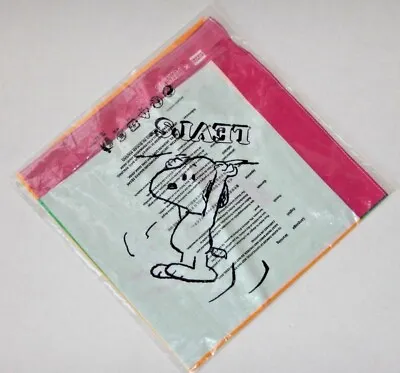 Levi's X Peanuts Snoopy Sport Bandana Size OS Color Pink White Cyan Yellow NEW • $12.50