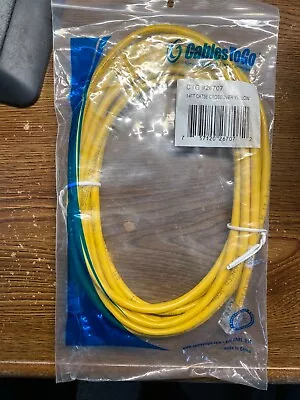 New In Package 14 FT Yellow CAT 5 E Crossover Cable *NEW* ; Model: CTG # 26707  • $5.30