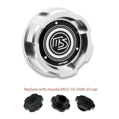 Silver Aluminum ENGINE Oil Cap For Mazda RX8 MIATA PROTEGE 626 323 Mazdaspeed • $16.99