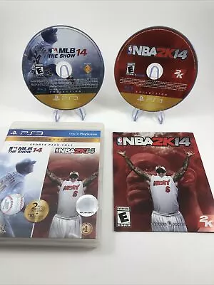 Sports Pack Vol 1 MLB 14 NBA 2K14 PlayStation 3 PS3 CIB Complete! • $5.98