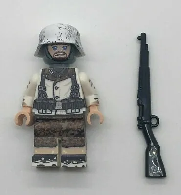 Lego WW2 Winter German Solider #3 - The Minifig Co - TMC - Kar98 German Body  • $64.95