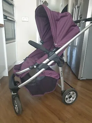 ICandy Cherry Carrycot / Single Seat Pushchair Stroller Pram Buggy Travel System • £100