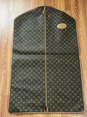 Louis Vuitton 39  Long Garment Bag Double Sided Monogram Canvas Travel Luggage • $825