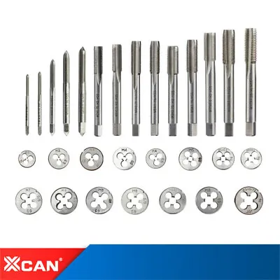 1 Set M2.5-M6 Right HSS Machine Tap And Die Set Metric Drill Threading Tool • £7.55