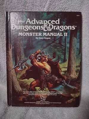 Advanced Dungeons & Dragons Monster Manual 2 II #2016 Gary Gygax TSR 1983 • $35