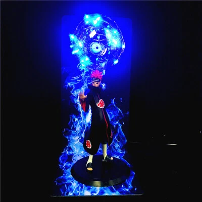 $45.99 • Buy Pein Pain Akatsuki Naruto Anime Statue Figurine Figure Blue LED Light DIY Lamp