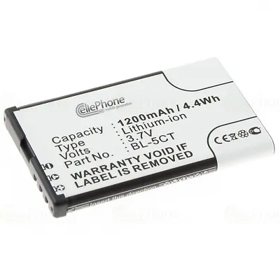 $13.63 • Buy Li-Ion Battery For Nokia 5220 ExpressMusic 3720 6303 6303i 6730 Classic