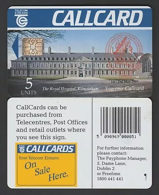 IRELAND CALLCARD 1993 Mint Chip Card Royal Hospital Kilmainham Collectors Fair • £45