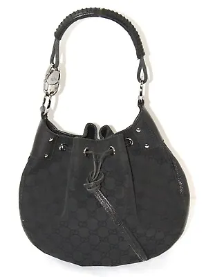 Gucci Gg Pattern 115006 Handbag Canvas Shoulder Handbag • $261.25