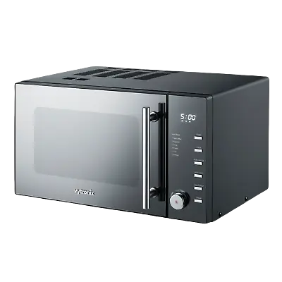 Vytronix B25M Digital Microwave Oven 25L 900W 5 Power Level Freestanding Black • £94.99