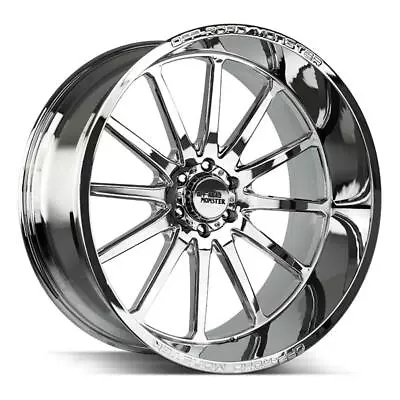 26 Inch 26x12 Off Road Monster M26 Chrome Wheels Rims 6x5.5 6x139.7 -44 • $2548.99