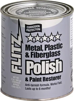 FZ03518 Flitz Polish Quart Can Metal Plastic & Fiberglass Polish & Paint Restore • $66.80