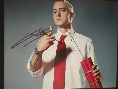 Eminem Hand Signed Photo 8x10 With COA  • $100