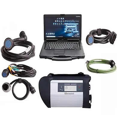 Super V2023.9 M B SD C4 B ENZ C4  Star Diagnosis Tool With CF-53 I5 16gb Laptop • $958