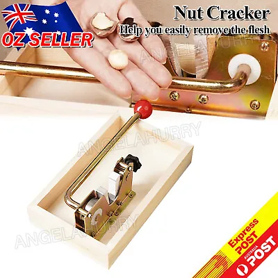 Macadamia Nut Cracker Handle Nutcracker Opener Peeling Machine Multipurpose NEW • $17.91