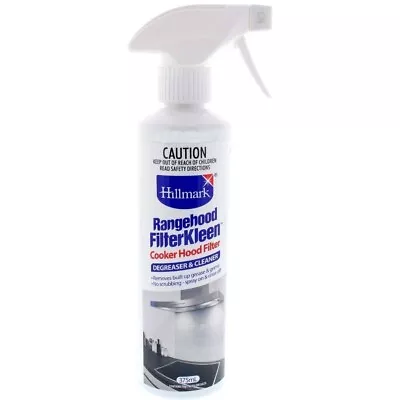 Hillmark Rangehood Filter Kleen Degreaser & Cleaner 375ml Canopy Cooker Hood H66 • $22.95