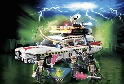 Playmobil 70170 Ghostbusters Ecto-1A Car Playset - Rare Set 💎 NEXT DAY SHIPPING • £95