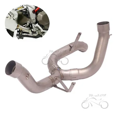 For Ducati Multistrada 1200 S 2010-2014 Titanium System Exhaust Connect Mid Pipe • $355.10