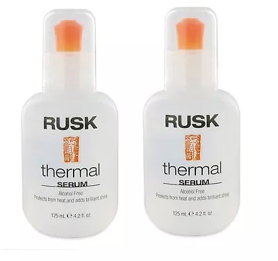 2 X Rusk Thermal Serum 4.2 Oz Brand New Thermal Protection  (2 PACKS) • $20.99