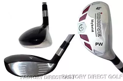 $54.95 • Buy Hybrid Made Womens Graphite Taylor Fit PW Iron Wood 40° Golf Club Pitching Wedge