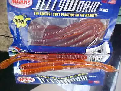 Mann's #1 Selling Bass Worm Since 1967 SC6-20 In SCUPPERNONG For Bass/Walleye • $4.95