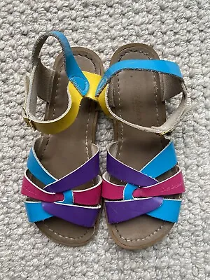 Saltwater Sandals Size 5 Multicoloured • $35