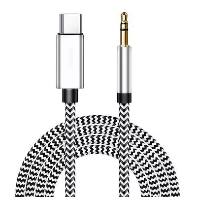 Aux Cable USB C Type C To 3.5mm Car Audio Music For Apple IPhone 15 Pro Max Plus • £1.95