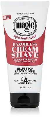 Magic Razorless Shaving Cream For Men Hair Removal Cream Extra Strength For Co • $5.38