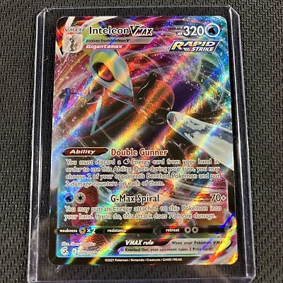 Pokémon TCG Inteleon VMAX Fusion Strike 079/264 Holo Ultra Rare • $2.50