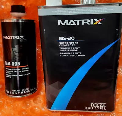 FAST CLEARCOAT MATRIX MS-30 GALLON KIT With MH-005 HARDENER QT • $149