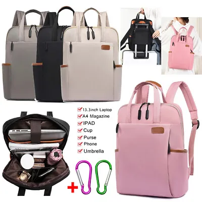 £7.59 • Buy Men Women Laptop Backpack Waterproof USB Large Rucksack Work Travel School Bag