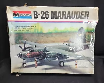 Monogram B-26 Marauder 5501 Bomber Unbuilt Model Airplane Kit 1/48 NOS Sealed  • $49.99