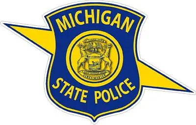 Michigan State Police Reflective Or Matte Vinyl Decal Sticker MI Trooper  • $5.25