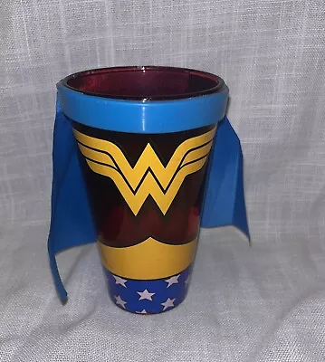 Wonder Women Glass Cup With Cape • $25