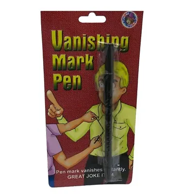 Vanishing Mark Pen Magic Trick Close Up Invisible Write Unwritten Ink Vanish • $13.99