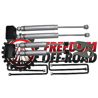 1 -3  Leveling Lift Kit W/ Shocks For 2000-2010 Chevy & GMC 1500HD/2500HD/3500HD • $260