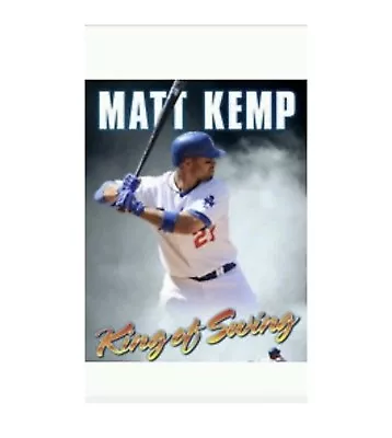 Dodgers 2010 Sga Matt Kemp Poster (limited Edition!!!) • $14.99