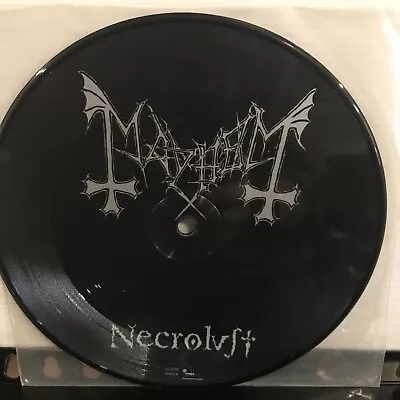 Mayhem / Zyklon-B – Split 7  PD  Single 1999 Vinyl Collectors – VC 002 *NL VG+ • $39.95