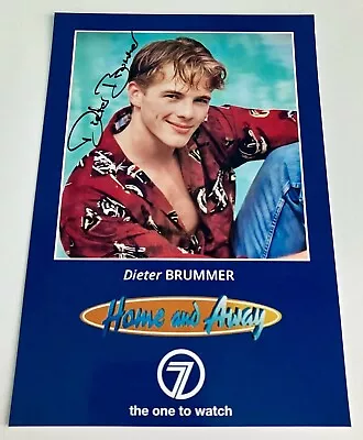 DIETER BRUMMER *Shane Parrish* Signed HOME And AWAY Cast Fan Card | Neighbours • £9.99