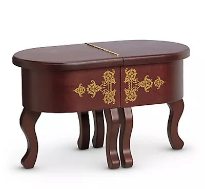 American Girl Cecile's Parlor Desk NIB Table Chair Wooden Marie Grace Retired • $125.95