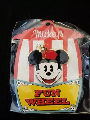 Disney Pin 69315 WDI DCA Mickey's Fun Wheel #2 Minnie Mouse Face LE 300 • $44.99