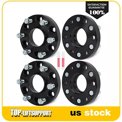 4x 1 Inch 6x5.5 Wheel Spacers 14x1.5 Fits Chevy Silverado 1500 GMC Sierra 1500 • $71.44